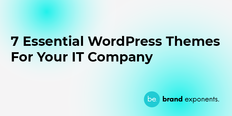 7 Essential WordPress Themes For Your IT Company - Banner