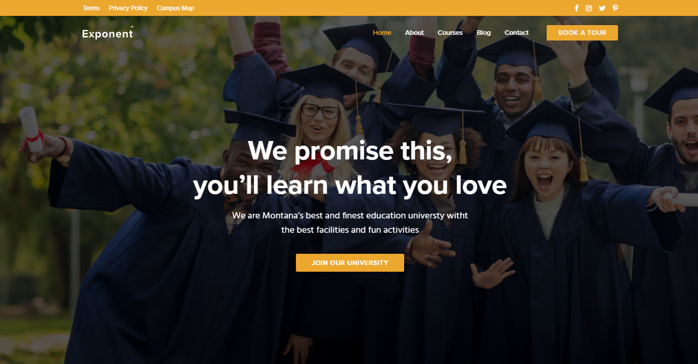 Exponent – Best Education WordPress Theme Exponent - Best Education WordPress Theme