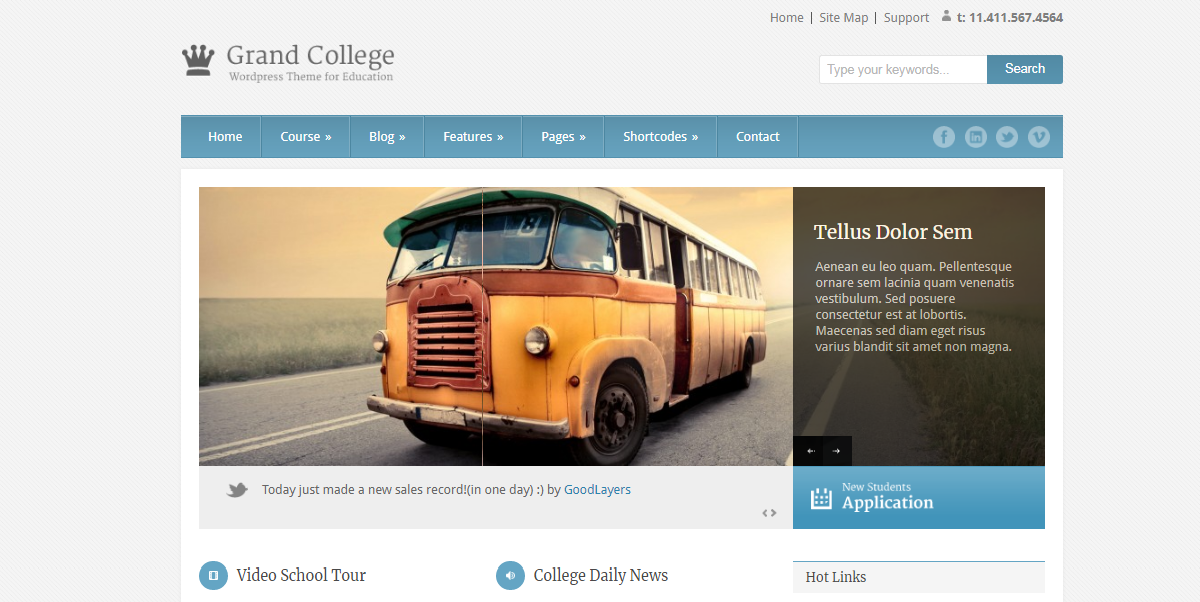 Grand College – Best Education WordPress Theme Grand College - Best Education WordPress Theme