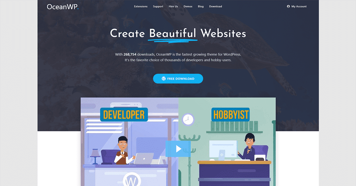 OceanWP – Best WordPress Mobile App Theme OceanWP - Best WordPress Mobile App Theme