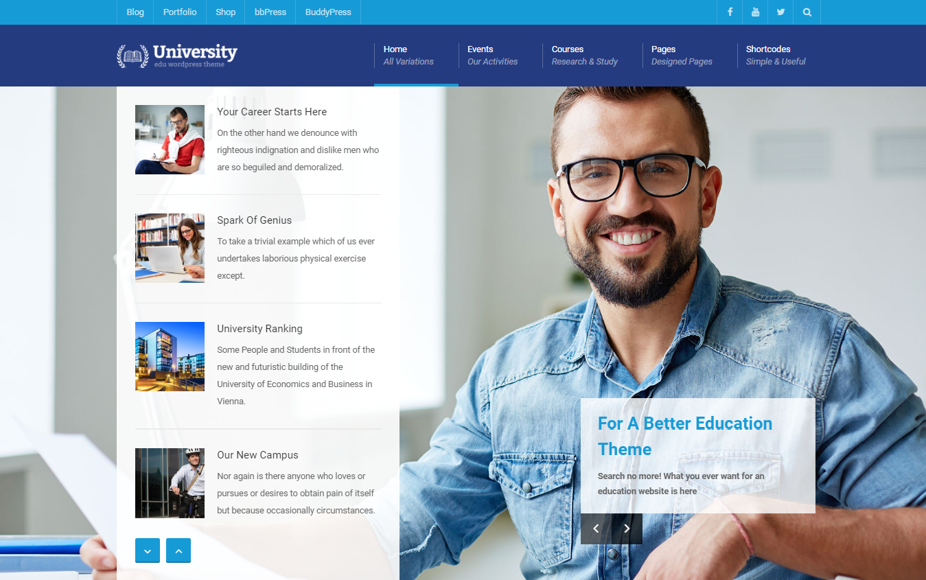 Univeristy – Best Education WordPress Theme Univeristy - Best Education WordPress Theme
