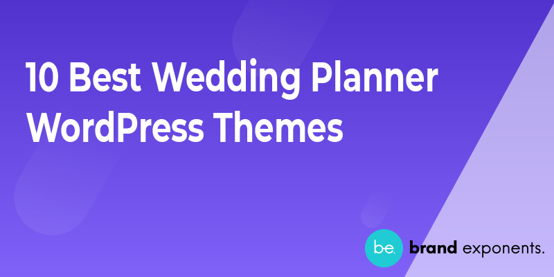 10 Best Wedding Planner WordPress Themes - 2021
