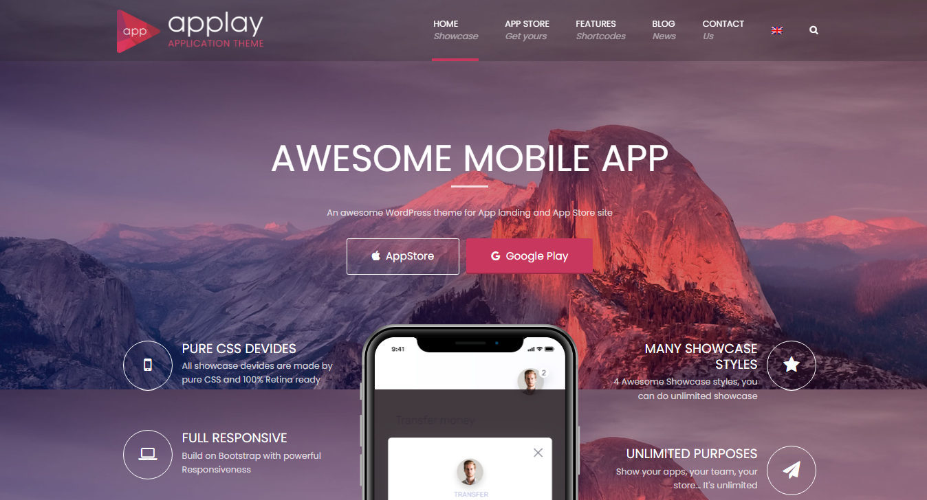 Applay – Best Mobile App WordPress Theme Applay - Best Mobile App WordPress Theme