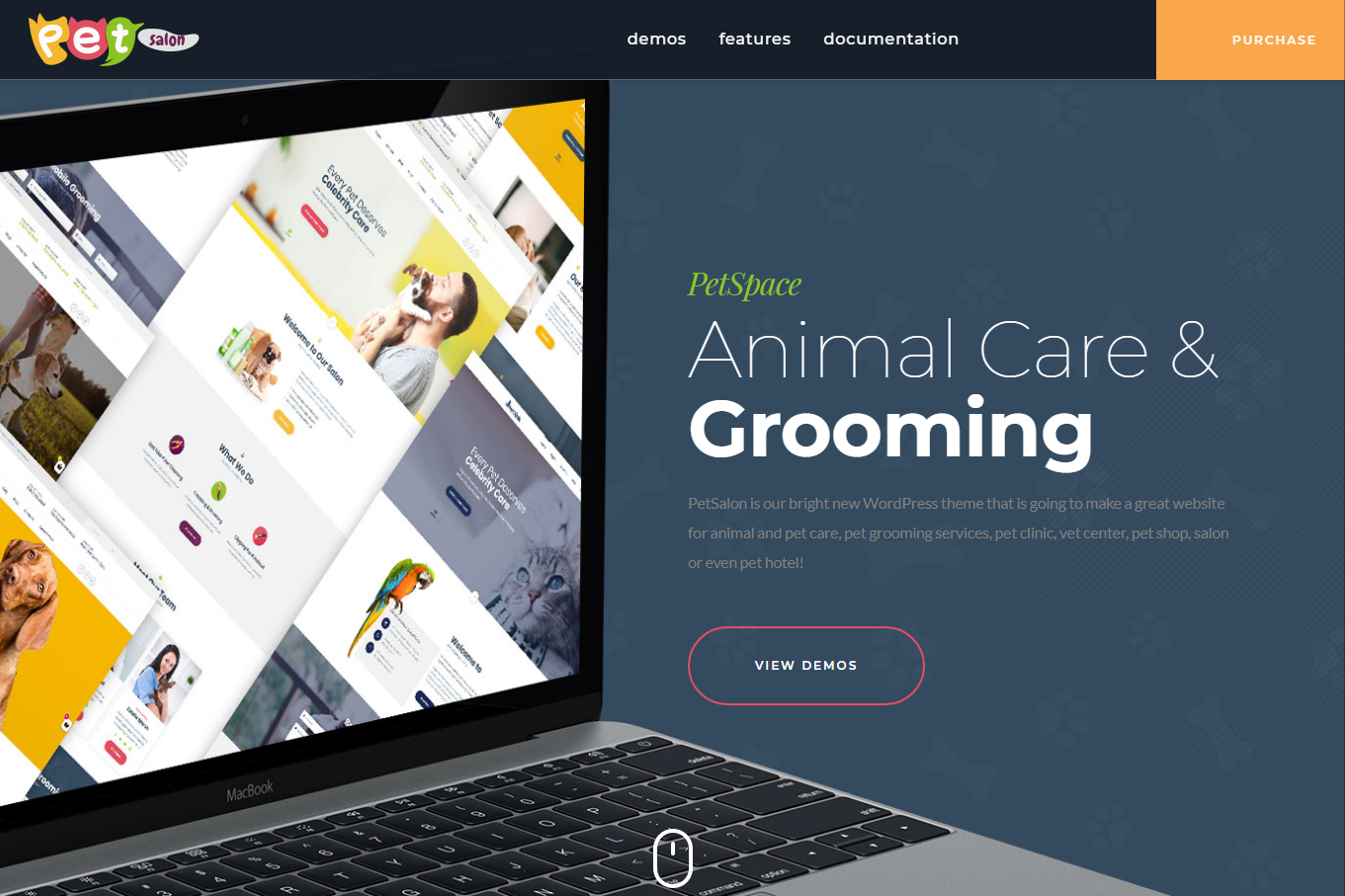 PetSalon – Best Animal and Pet Care WordPress Theme PetSalon - Best Animal and Pet Care WordPress Theme