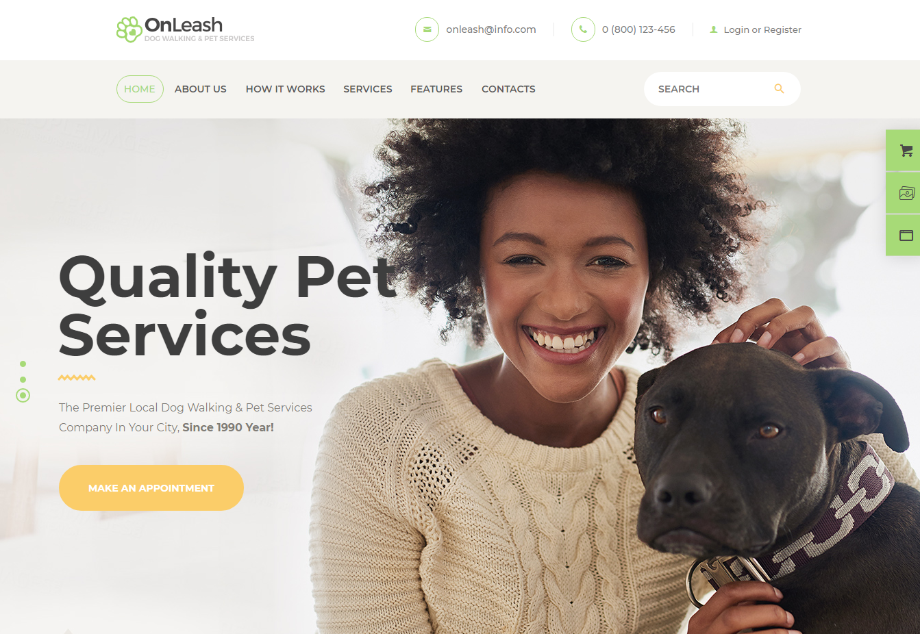 OnLeash – Best Animal and Pet Care WordPress Theme OnLeash - Best Animal and Pet Care WordPress Theme