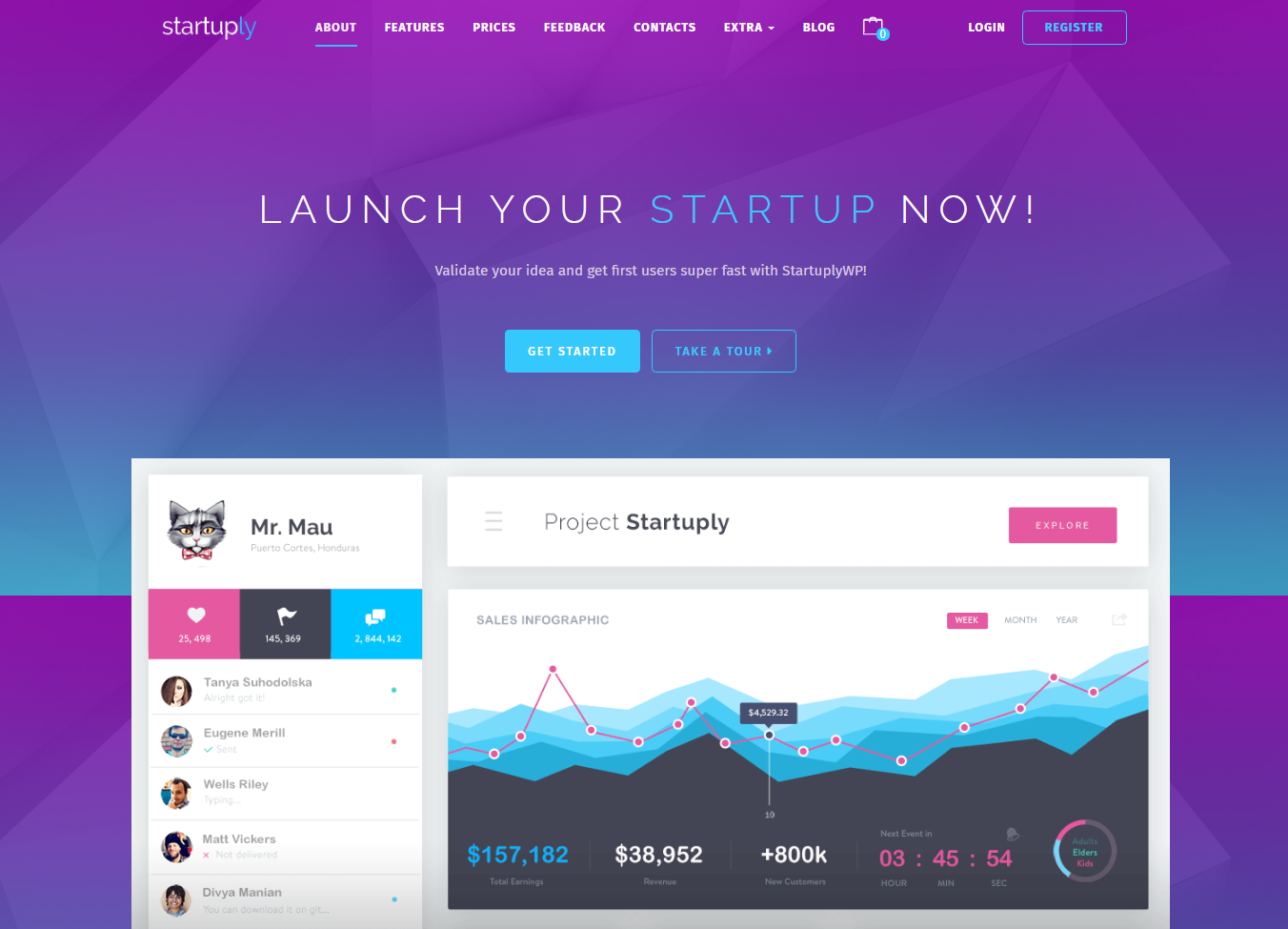 Startuply – Best SAAS WordPress Theme Startuply - Best SAAS WordPress Theme