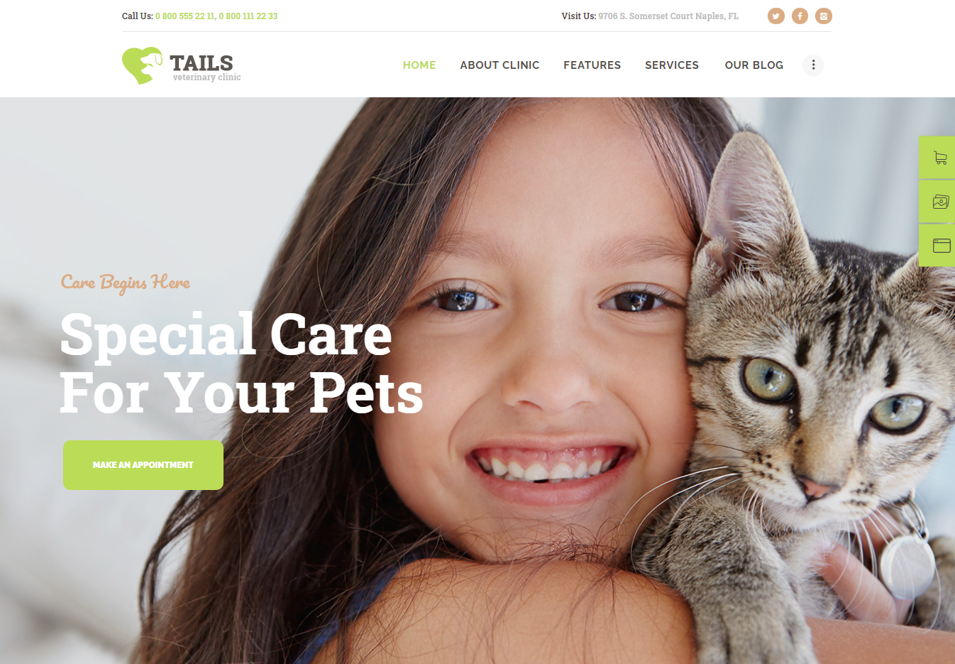 Tails – Best Animal and Pet Care WordPress Theme Tails - Best Animal and Pet Care WordPress Theme