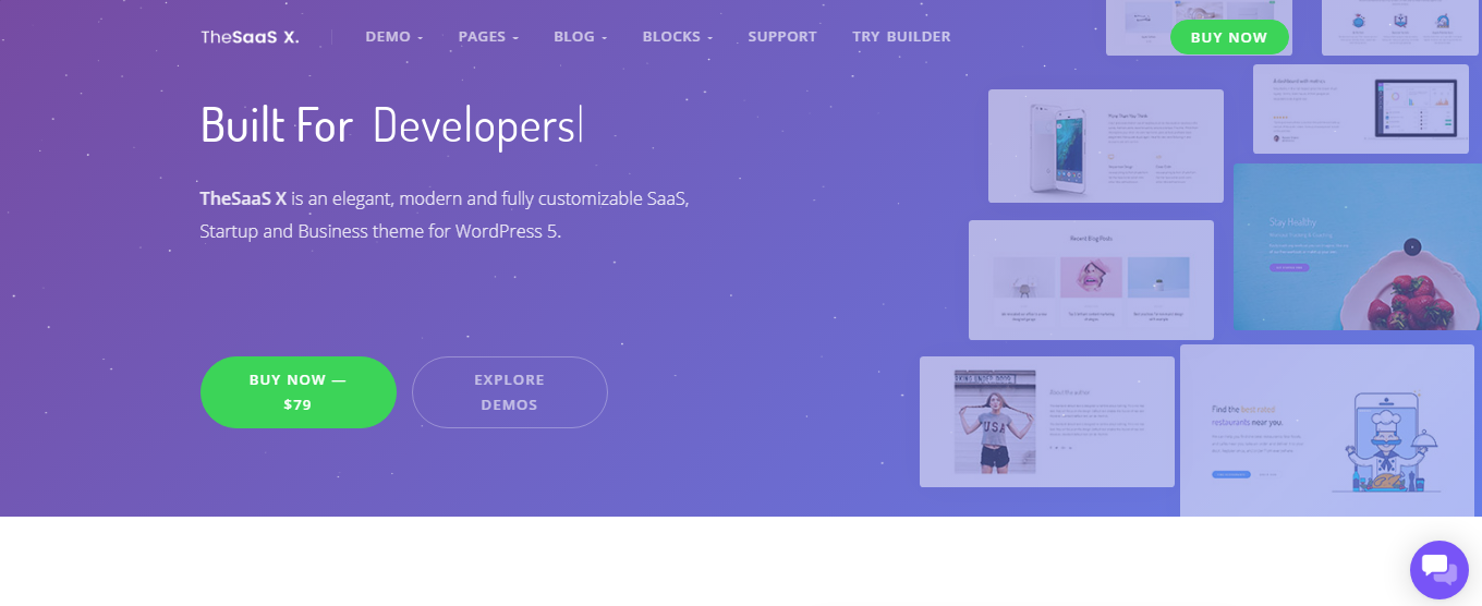 TheSaaS X – Best Mobile App WordPress Theme TheSaaS X - Best Mobile App WordPress Theme