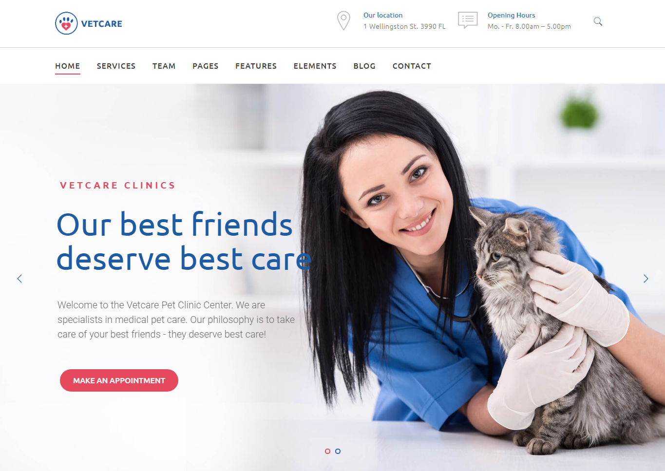 Vetcare Medical – Best Animal and Pet Care WordPress Theme Vetcare Medical - Best Animal and Pet Care WordPress Theme
