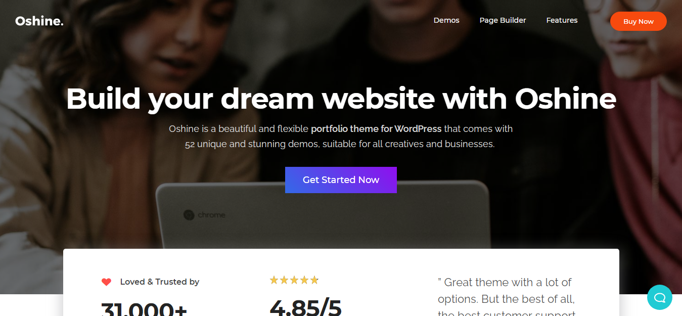 Oshine – Best WordPress Video Background Theme Oshine - Best WordPress Video Background Theme