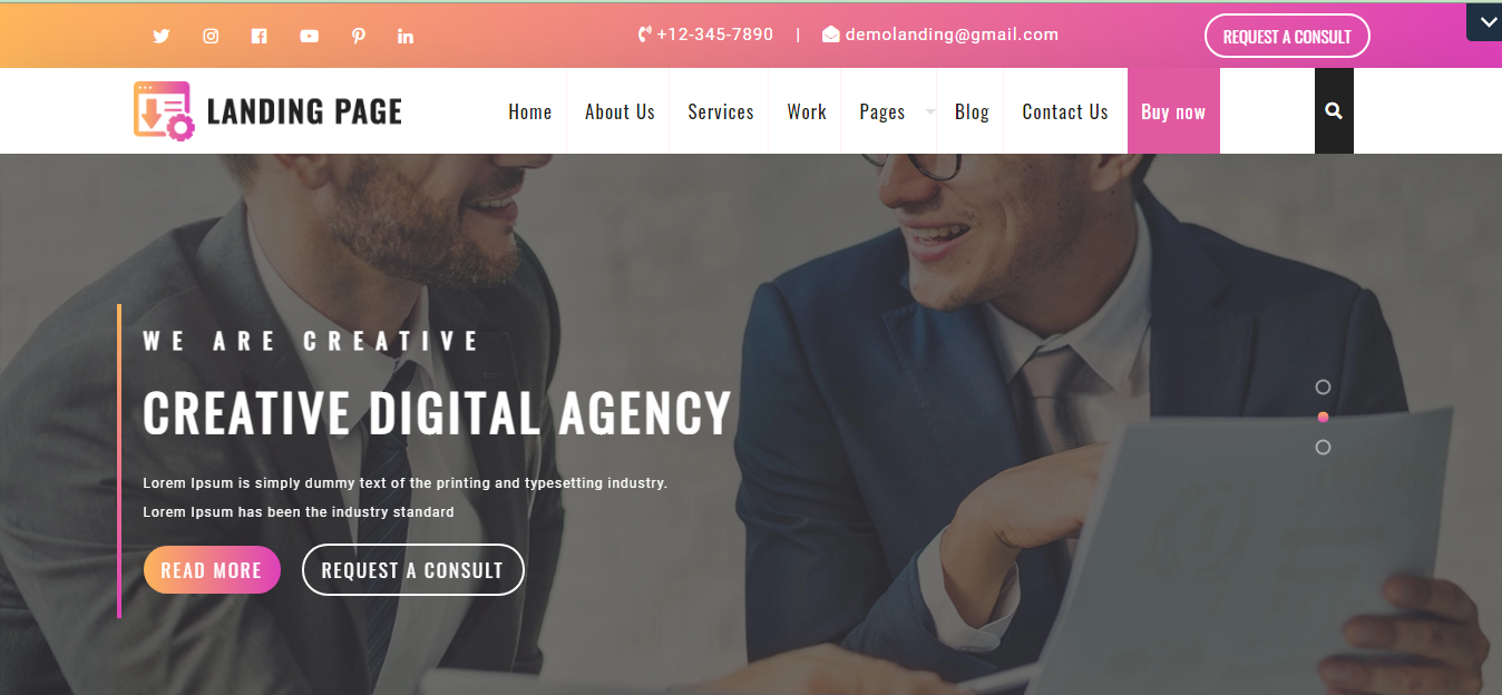 VW Landing Page – Best Free Landing Page WordPress Theme VW Landing Page - Best Free Landing Page WordPress Theme