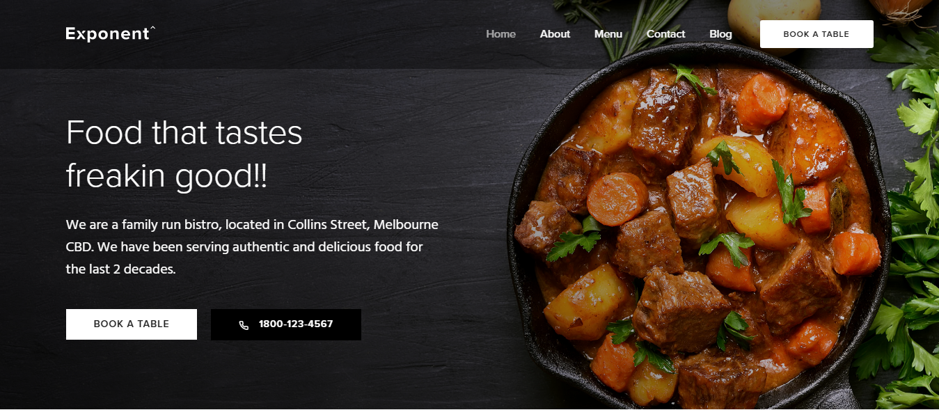 Exponent – Best WordPress Pizza Theme Exponent - Best WordPress Pizza Theme