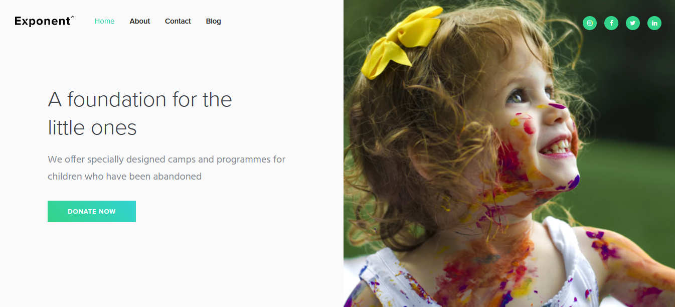 Exponent – WordPress Theme for NonProfit Organization Exponent - WordPress Theme for NonProfit Organization