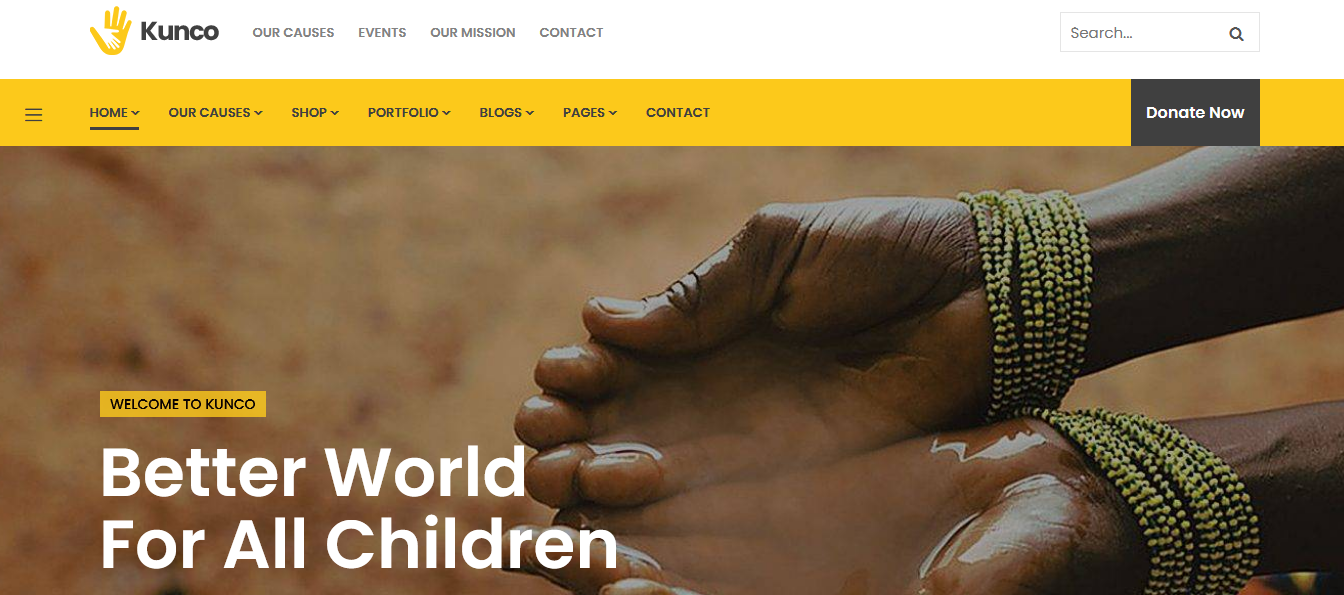 Kunco – Best WordPress Theme for Non Profit Organizations Kunco - Best WordPress Theme for Non Profit Organizations