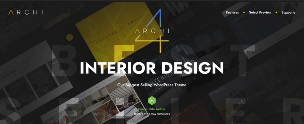 15+ Best Interior Design Studio WordPress Themes 2026 - BE