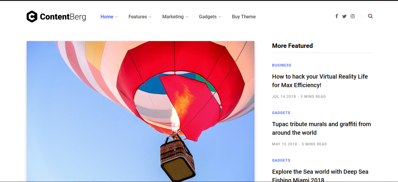Contentberg – Best Gutenberg Theme Contentberg - Best Gutenberg Theme