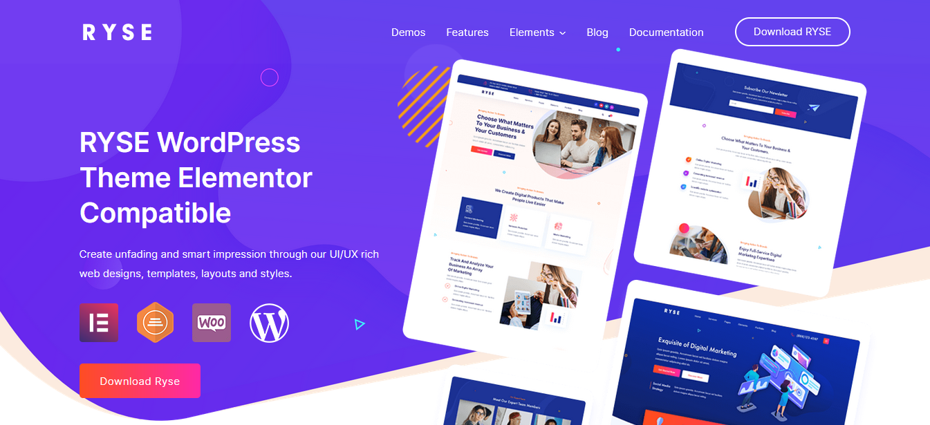 Ryse – Best Gutenberg Theme Ryse - Best Gutenberg Theme