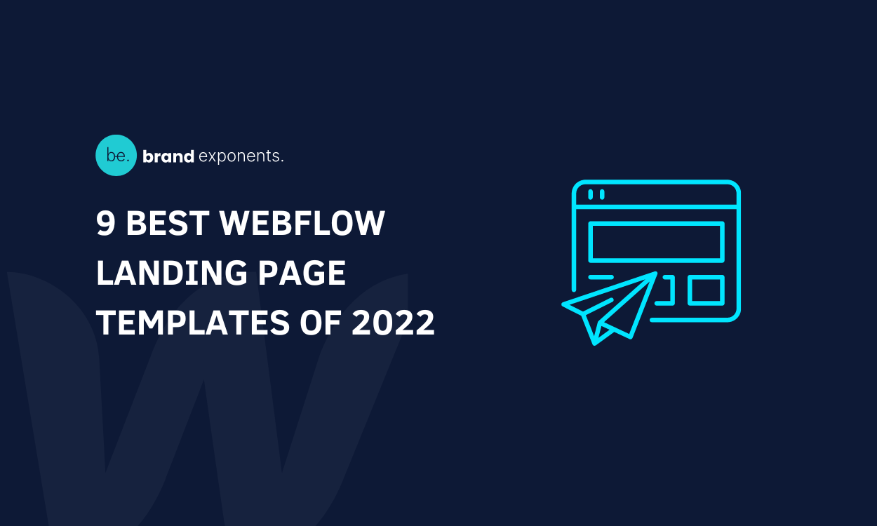 9 Best Webflow Landing Page Templates of 2022