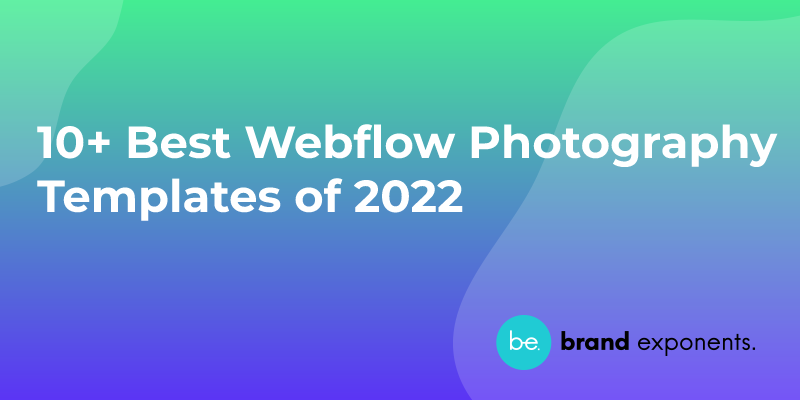 Webflow Photography Templates - Blog Banner