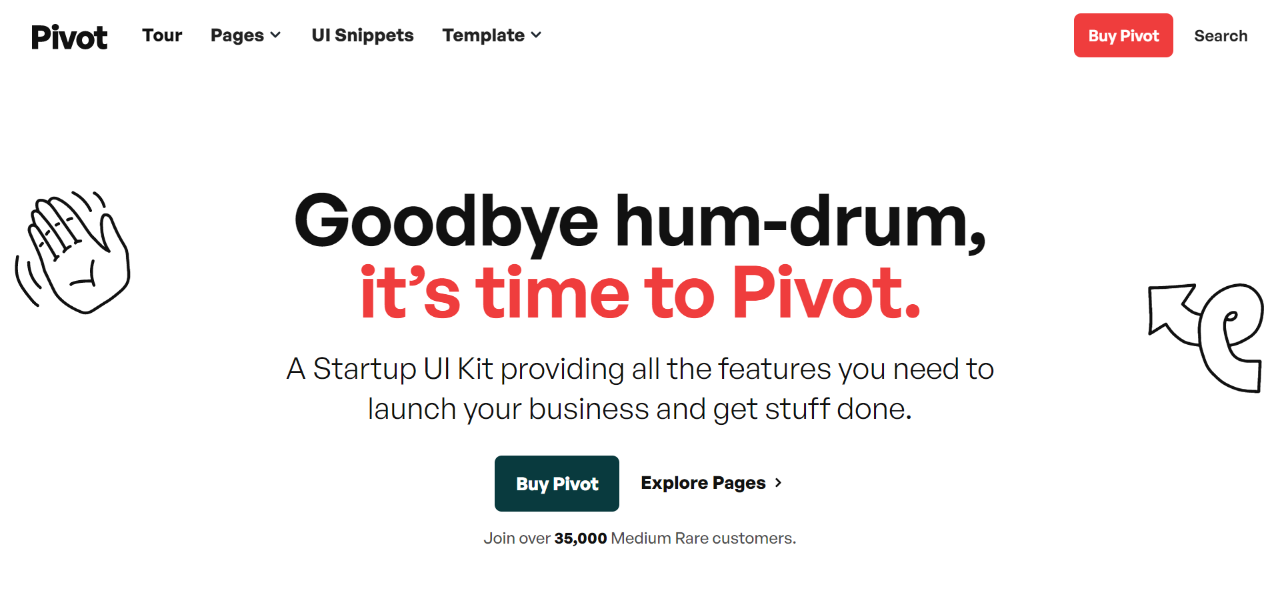 IT company webflow templates – Pivot IT company webflow templates