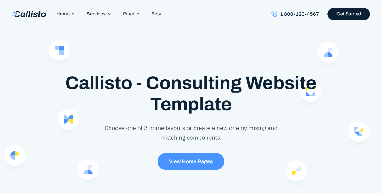 Webflow Consulting Templates – Callisto Webflow Consulting Templates