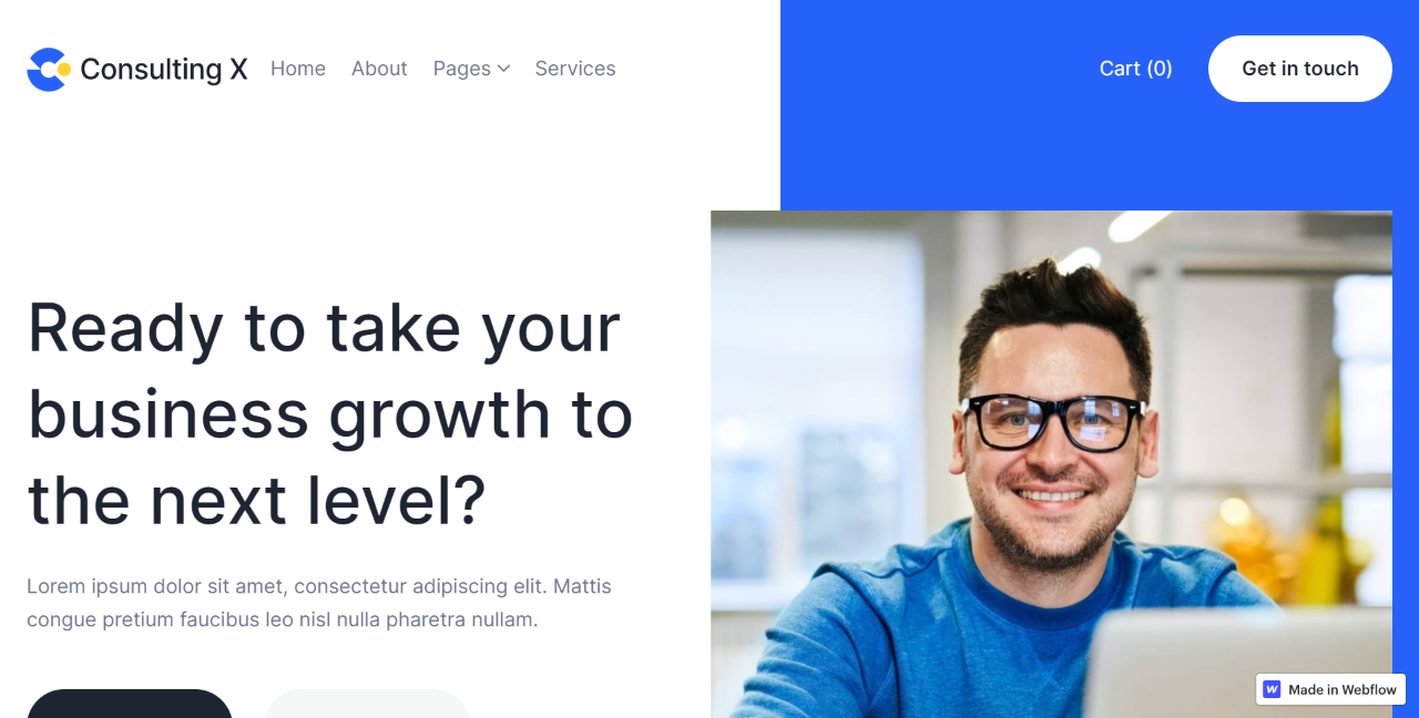 Webflow Consulting Templates – Consulting X Webflow Consulting Templates