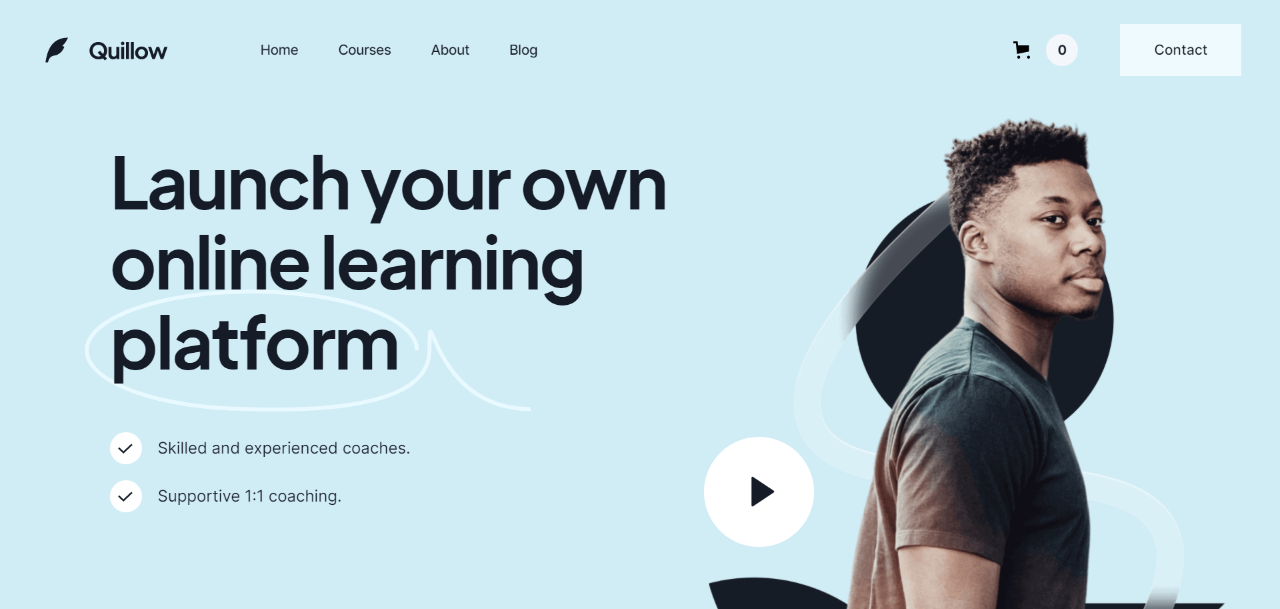 Webflow Education Templates – Quillow Webflow Education Templates