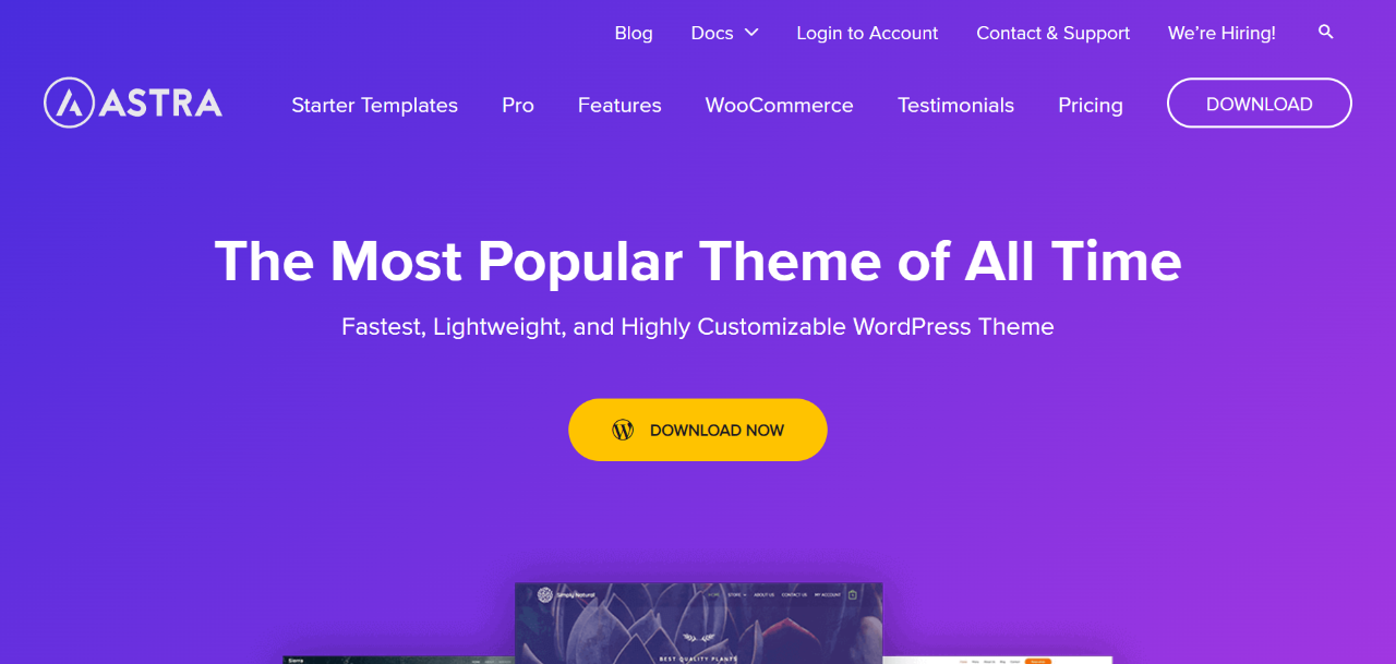 Block-based WordPress Themes – Astra Block-based WordPress Themes