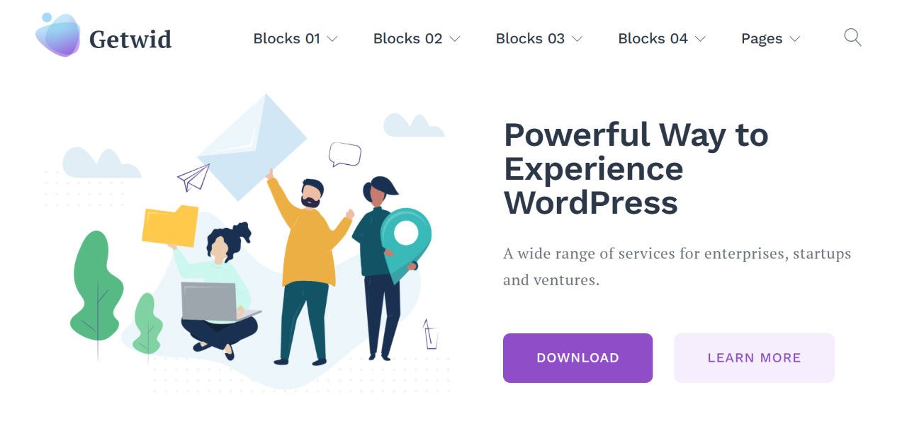 Block-based WordPress Themes – Getwid Block-based WordPress Themes