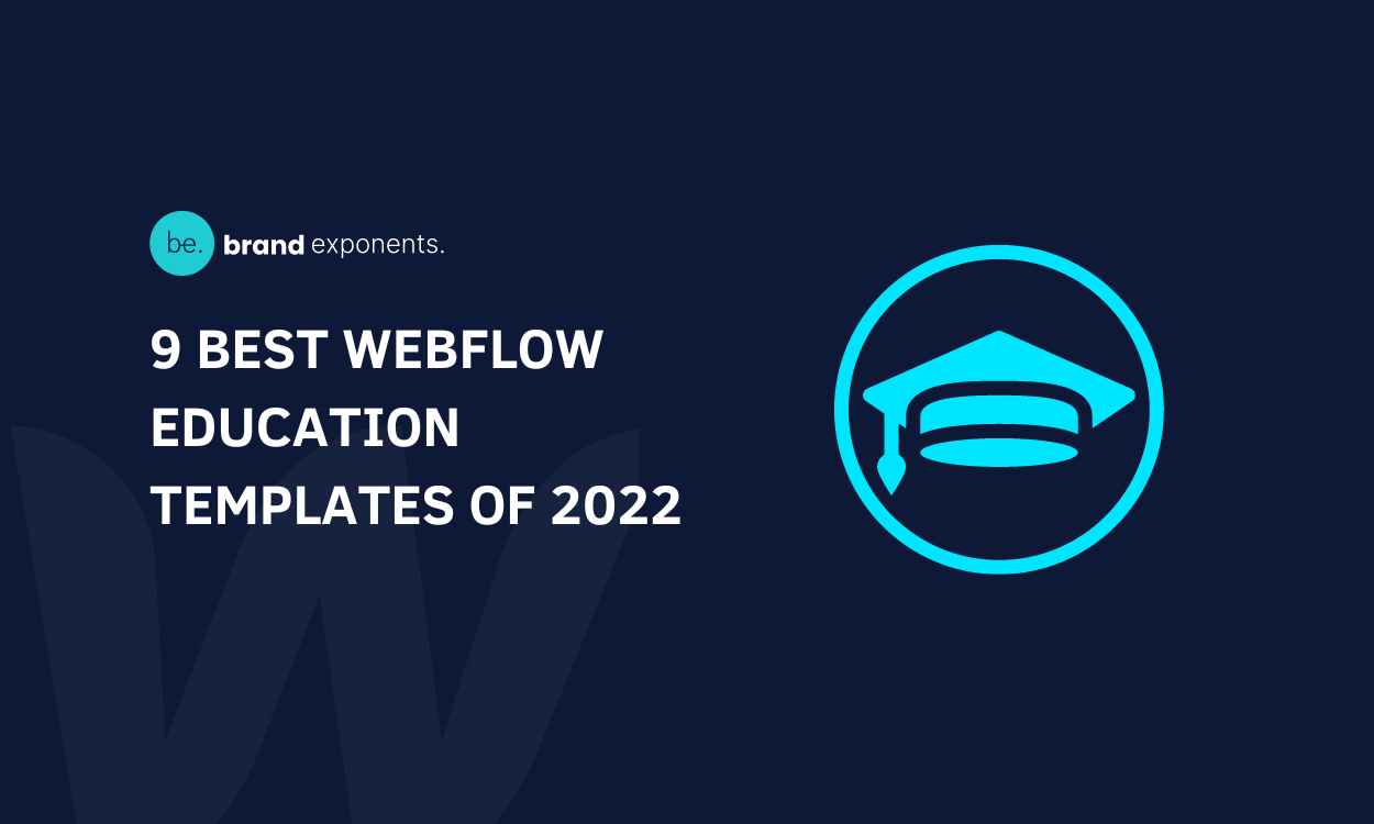9 Best Webflow Education Templates of 2022
