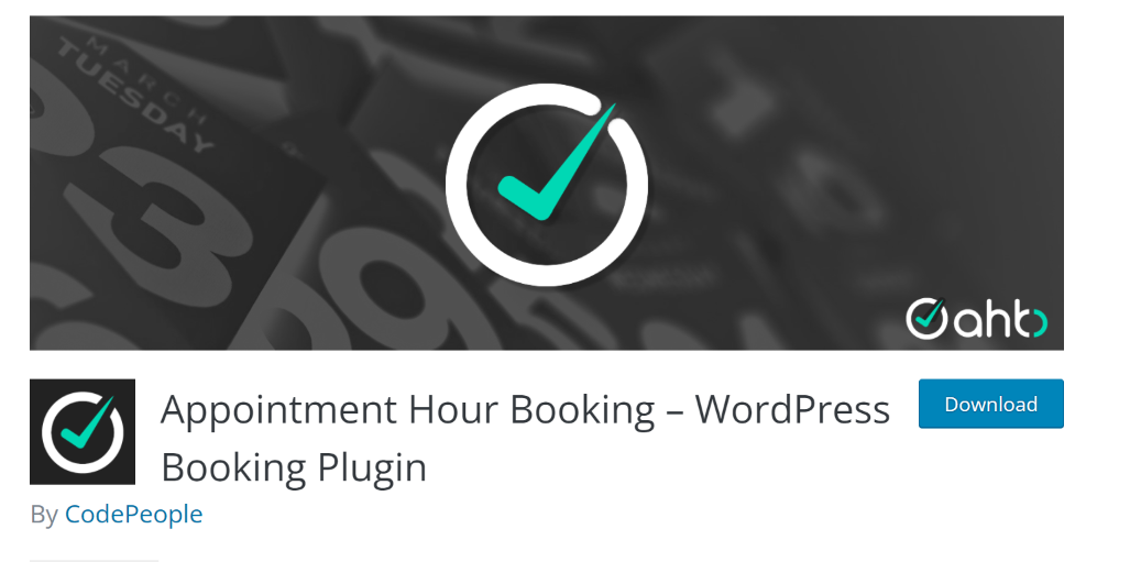 WordPress Appointment Scheduling Plugin- Appointment Hour Booking WordPress Appointment Scheduling Plugin