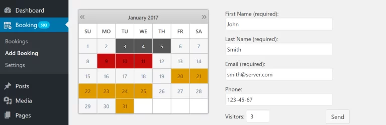 WordPress Appointment Scheduling Plugin- Booking Calendar WordPress Appointment Scheduling Plugin