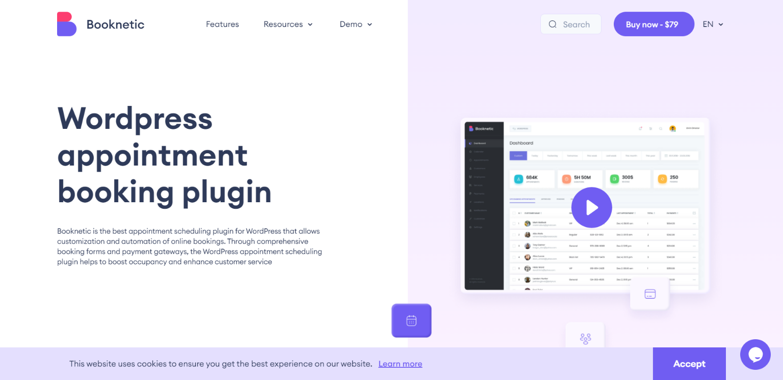 WordPress Appointment Scheduling Plugin – Booknetic WordPress Appointment Scheduling Plugin