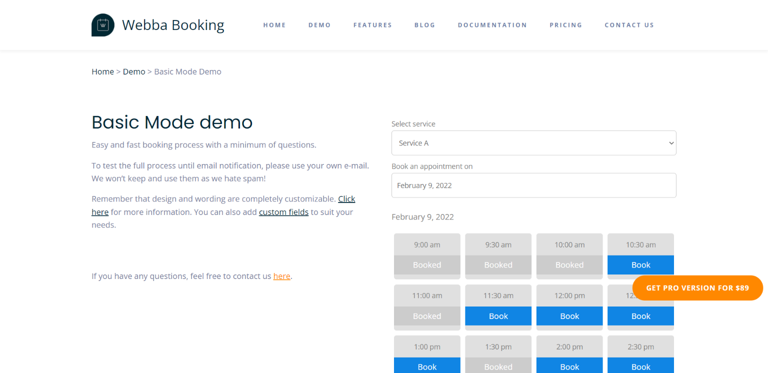 WordPress Appointment Scheduling Plugin – Webba Booking WordPress Appointment Scheduling Plugin