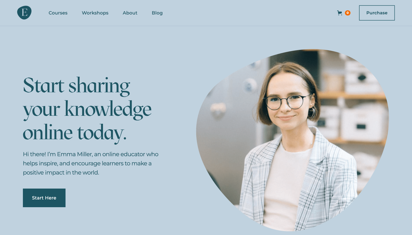 webflow-school-templates-E-learn Webflow School Templates