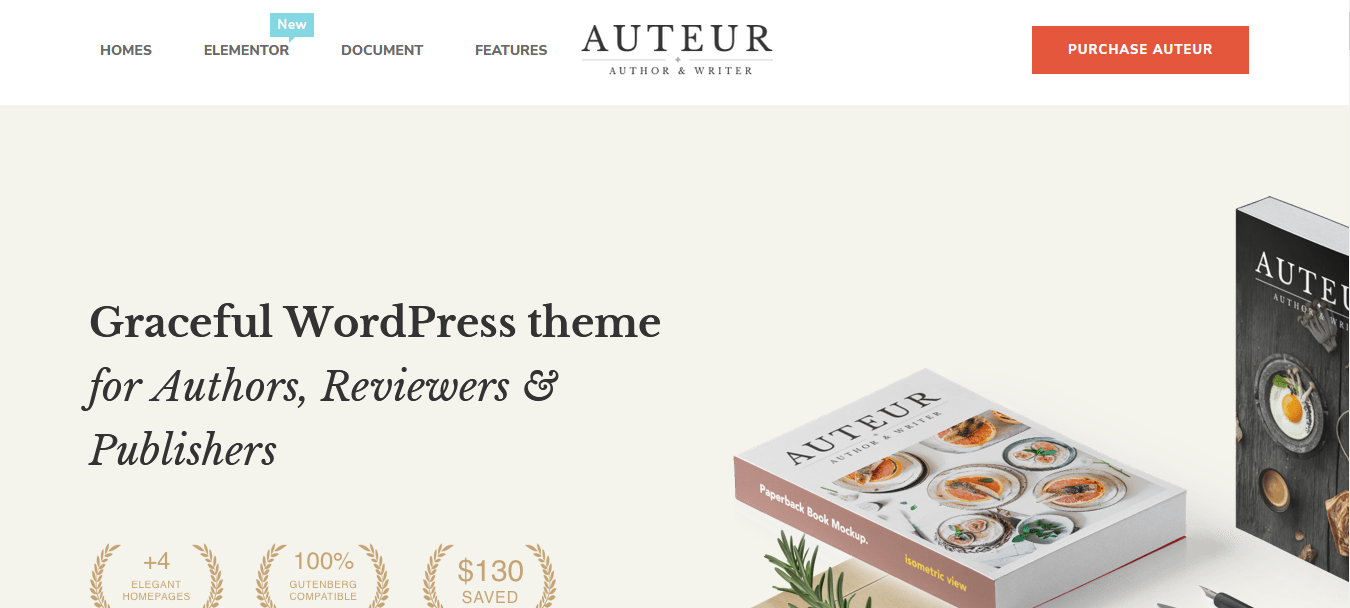 Auteur – Best WordPress Theme for Writers and Authors Auteur - Best WordPress Theme for Writers and Authors