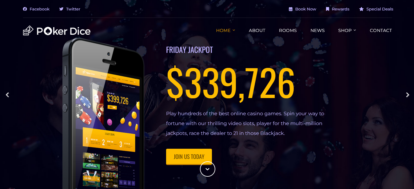 Poker Dice – WordPress Casino Theme Poker Dice - WordPress Casino Theme