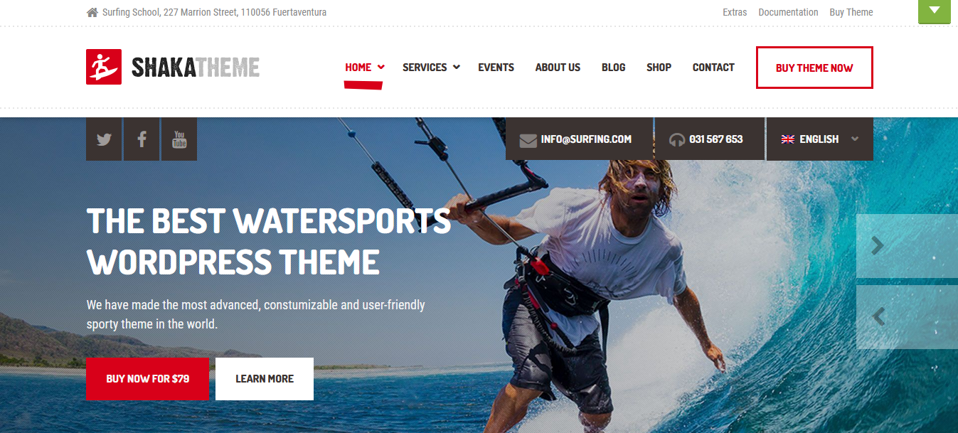 Shaka – Best SShaka – Best Sports WordPress Themeports WodPress Theme Shaka - Best Sports WordPress Theme
