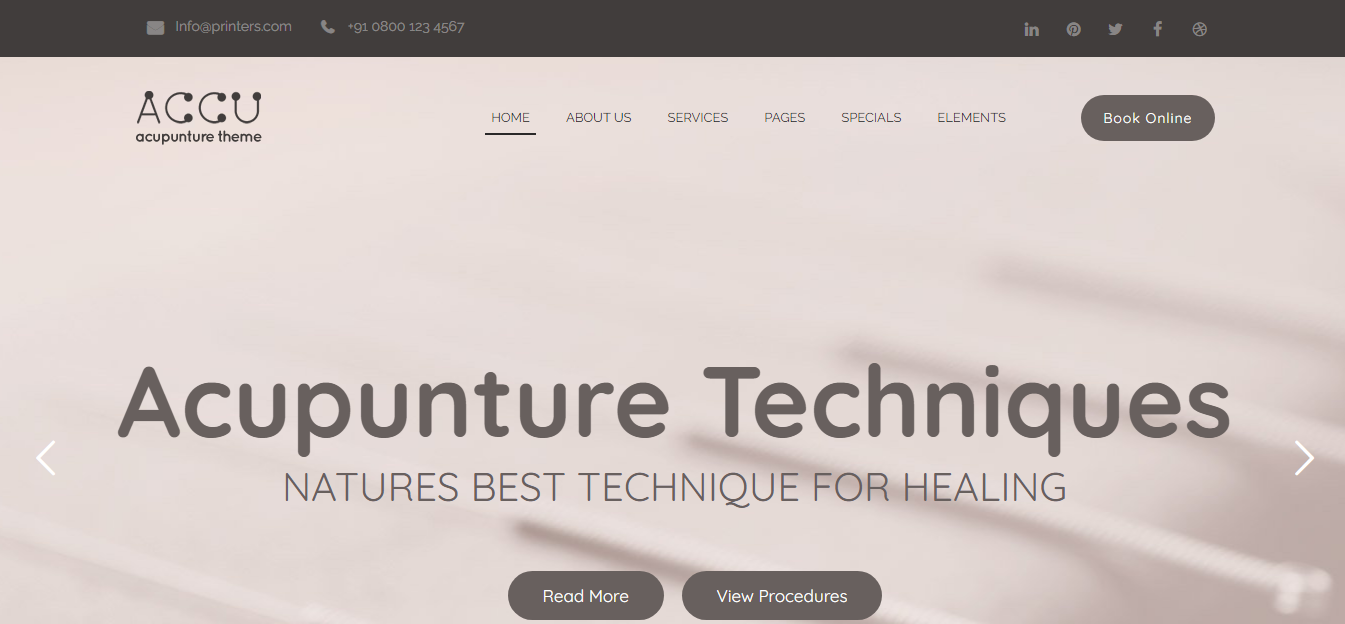 Accu – Best Massage Therapy WordPress Theme Accu - Best Massage Therapy WordPress Theme