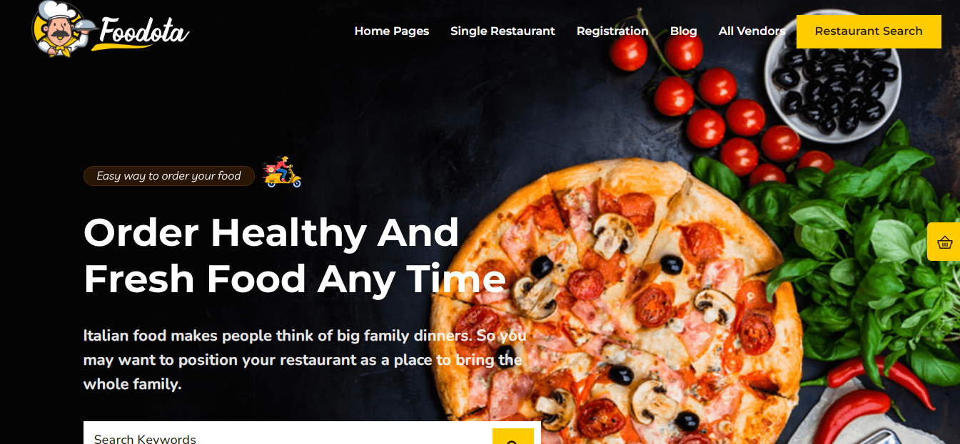Foodata – Best Food Delivery WordPress Theme Foodata - Best Food Delivery WordPress Theme