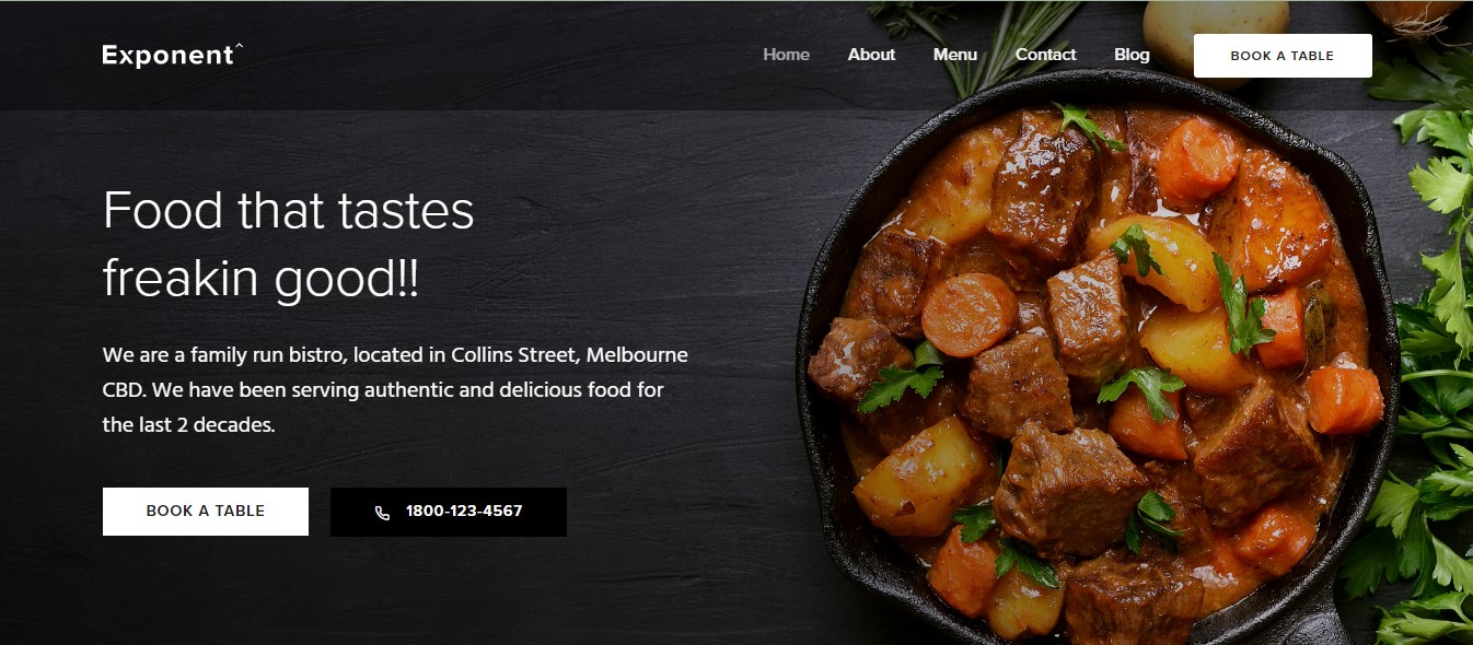 Exponent – Best hotel WordPress Theme Exponent - Best hotel WordPress Theme