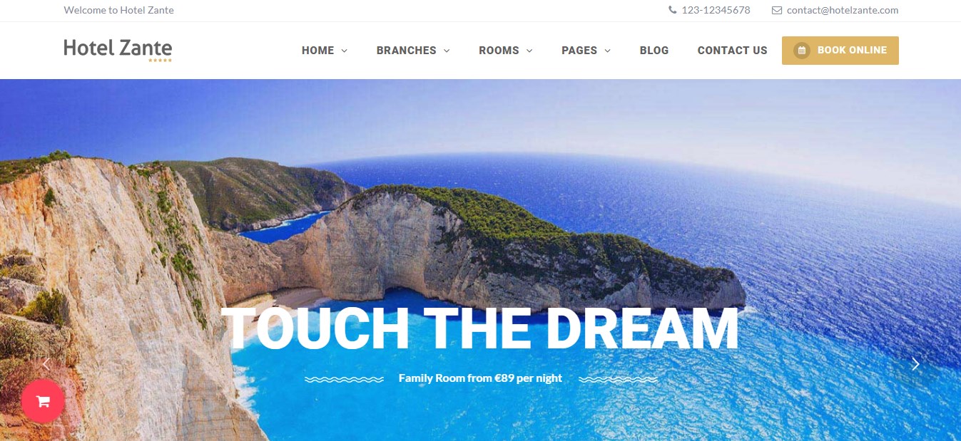 Zante – Best hotel WordPress Theme Zante - Best hotel WordPress Theme