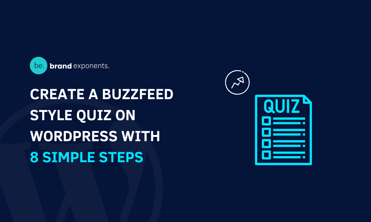 Create a BuzzFeed Style Quiz on WordPress with 8 Simple Steps- Banner