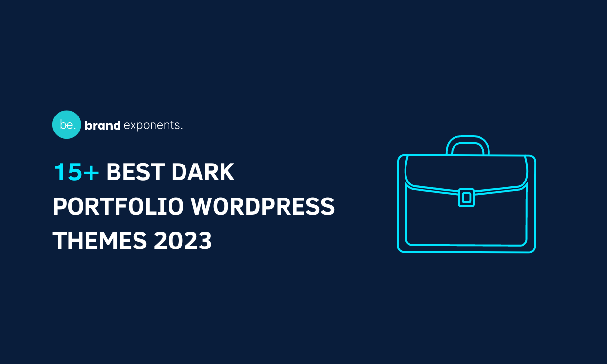 15+ Best Dark Portfolio WordPress Themes 2023