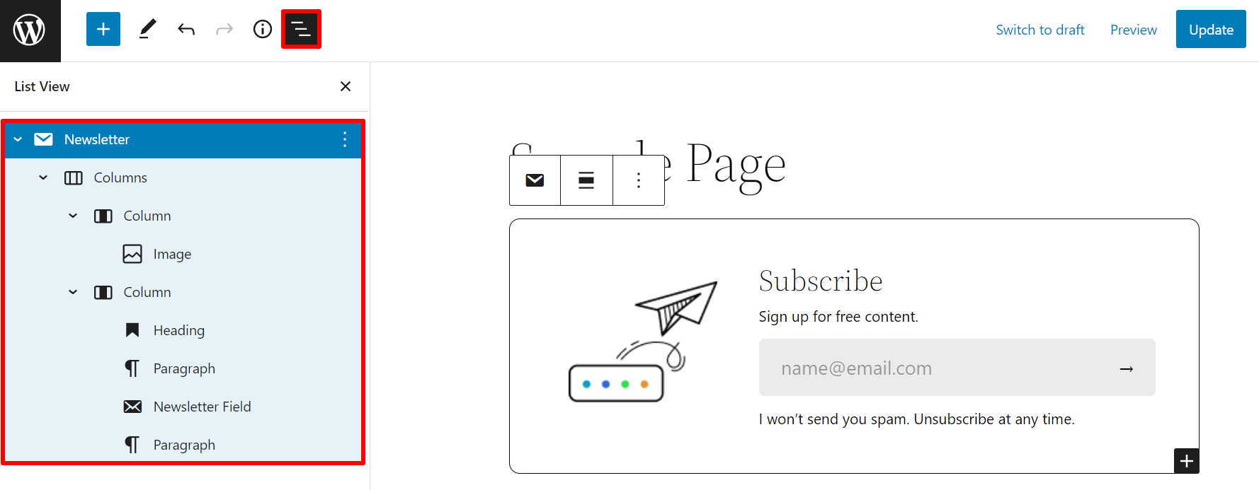 How to Email Newsletter Block in WordPress – Make changes in Newsletter Block Option How to Email Newsletter Block in WordPress - Make changes in Newsletter Block Option