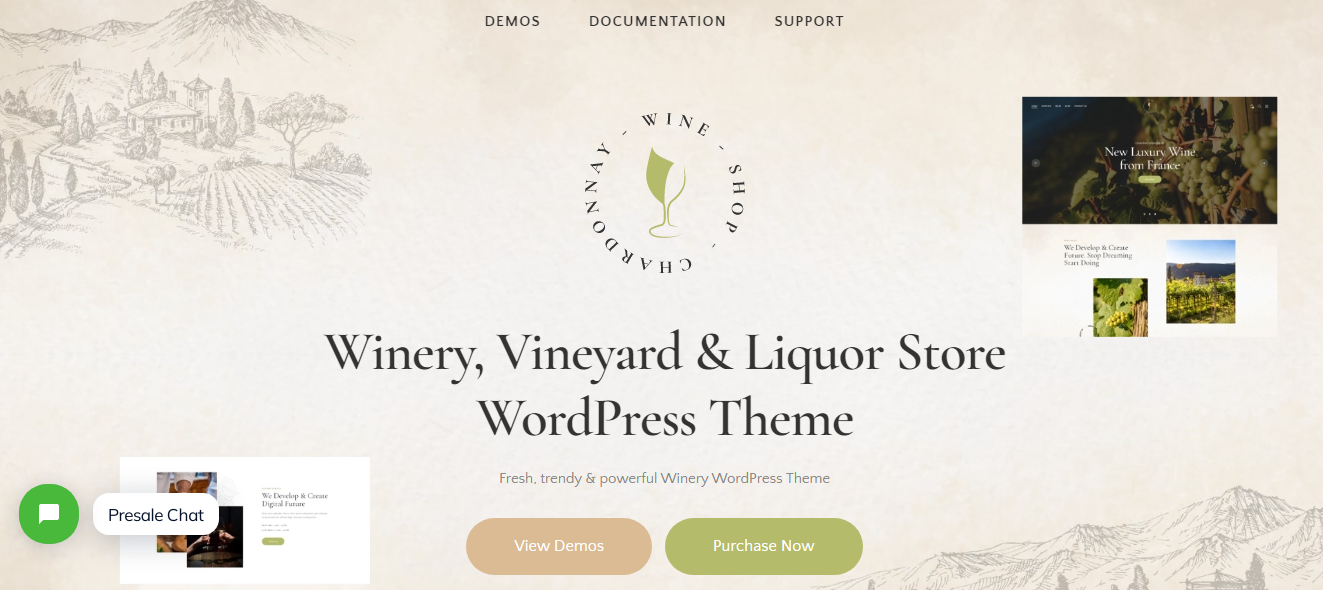 Chardonnay – Best Winery WordPress Themes Chardonnay - Best Winery WordPress Themes
