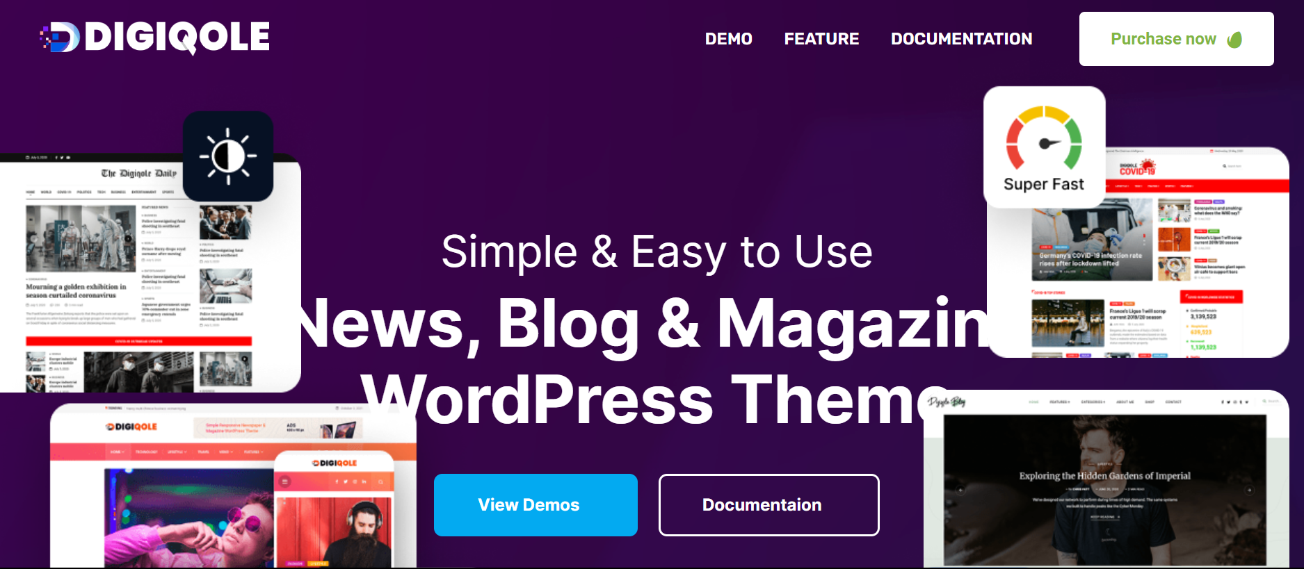 10+ Best Dual Carousel WordPress Themes 2024 - BE