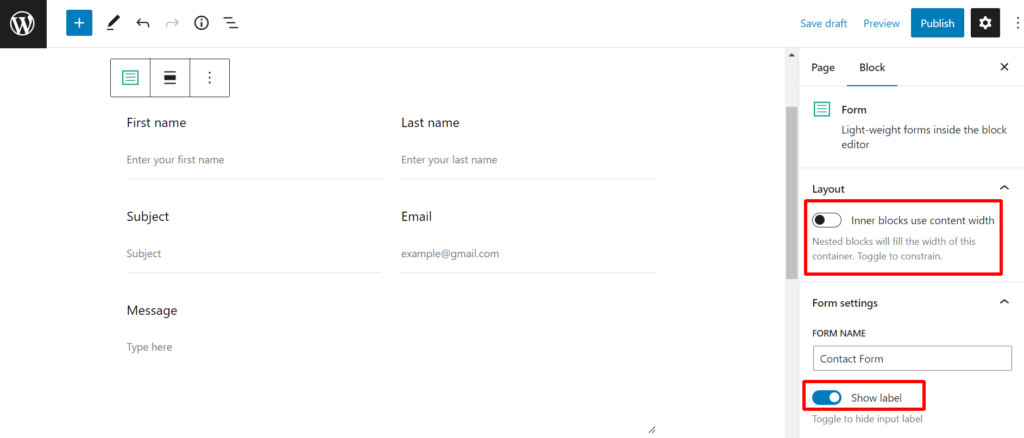 Create Contact Forms in WordPress Block Editor. Create Contact Forms in WordPress Block Editor.