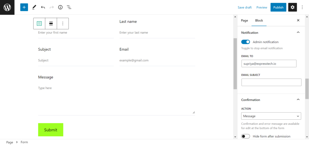 Create Contact Forms in WordPress Block Editor. Create Contact Forms in WordPress Block Editor.