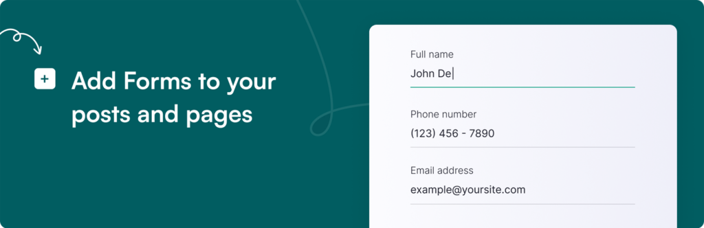 Gutena Forms – Create Contact Forms in WordPress Block Editor Gutena Forms - Create Contact Forms in WordPress Block Editor